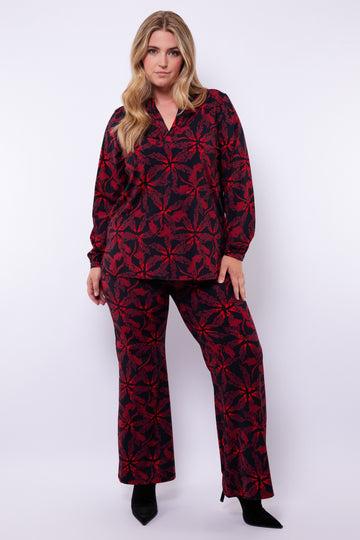 Bertine broek | Black/Amarone Cabernet