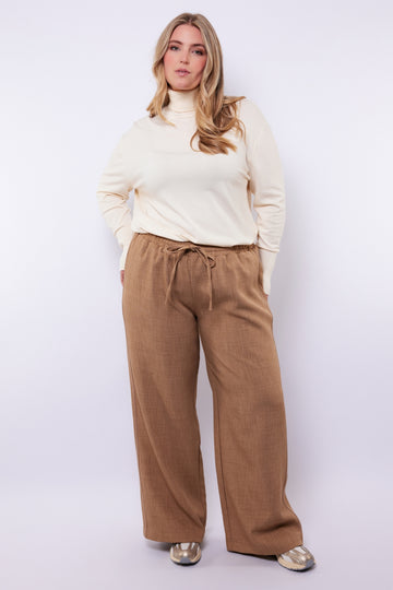 Lauren broek | Light Camel