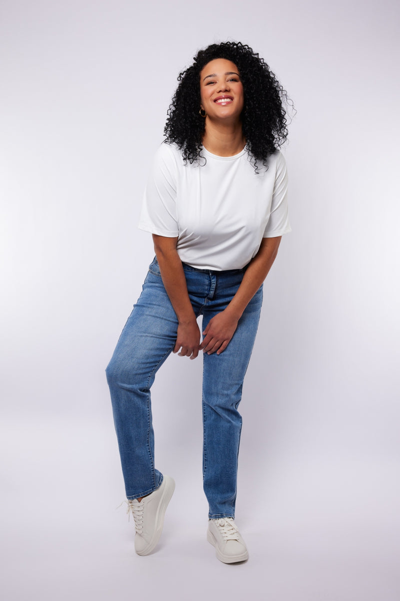 Katie jeans | Denim Mid Blue – Exxcellent