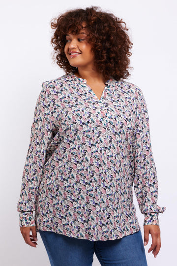 Temmy blouse | Sand/Soft Pink