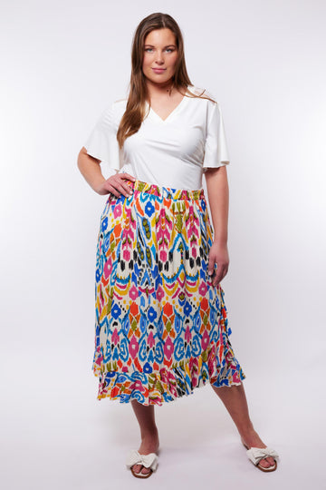 Leontien rok | Offwhite/Color Mix