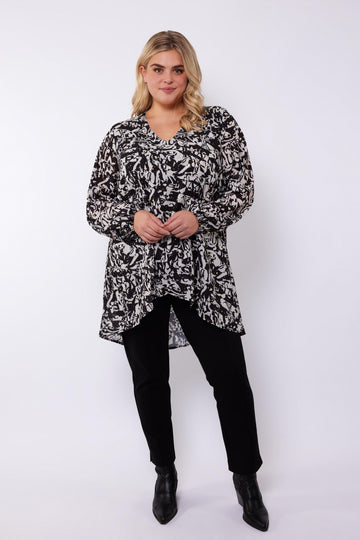 Vive tuniek | Black/Offwhite