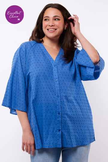 Nyssa blouse | Light Indigo