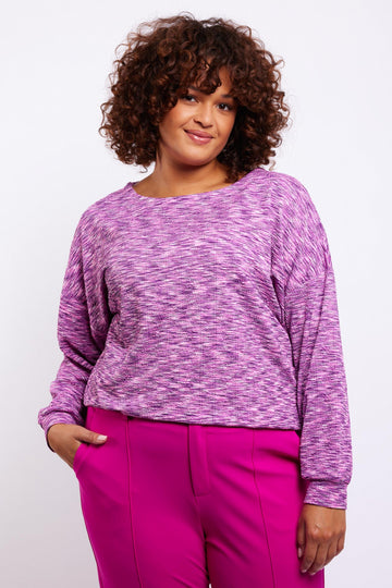 Roby top | Bright Purple/Color Mix
