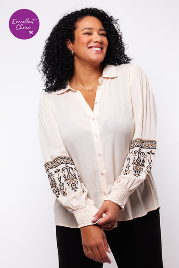 Cassandra blouse | Sand