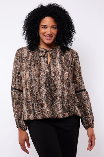 Amy top | Black/Sand