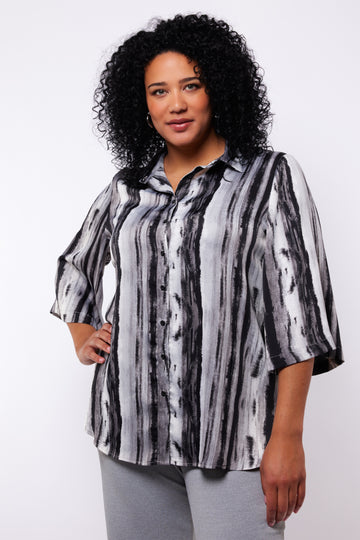 Annouk blouse | Black/Mist