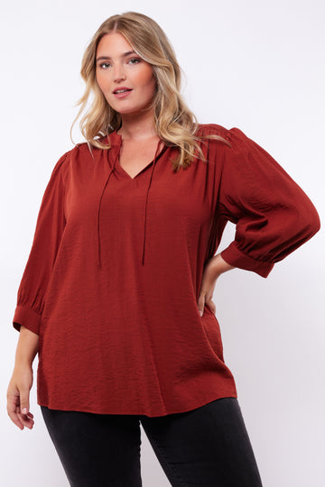 Aukje top | Red Ochre