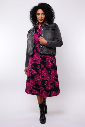 Almira jacket | Denim Dark Gray