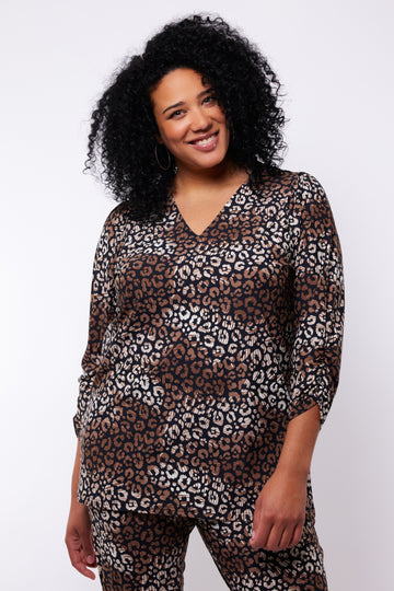 Adora top | Black/Sand