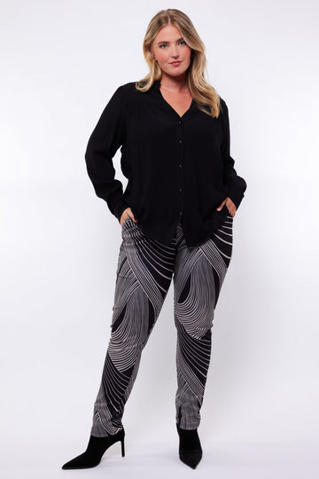 Becky broek | Black/Gravel