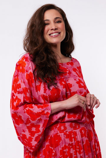 Nicky top | Lipgloss/Poppy