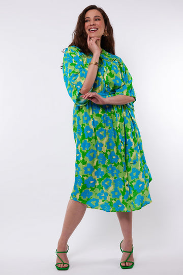 Nicole jurk | Blue/Apple Green