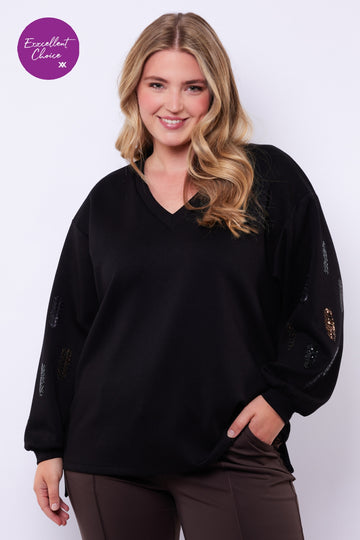 Luciana sweater | Black