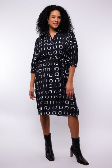 Lisbeth jurk | Black/Eclipse