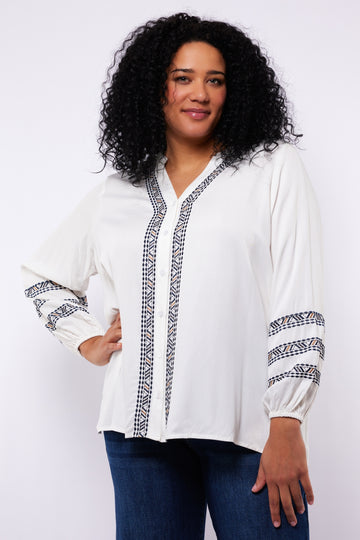 Kallie blouse | Offwhite