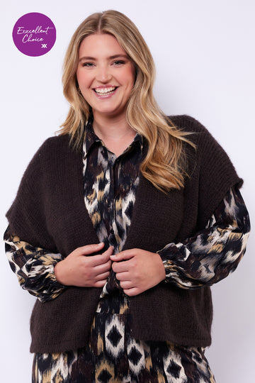Halle vest | Dark Chocolate