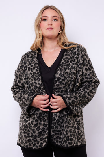 Lauryn jacket | Light Gray/Black