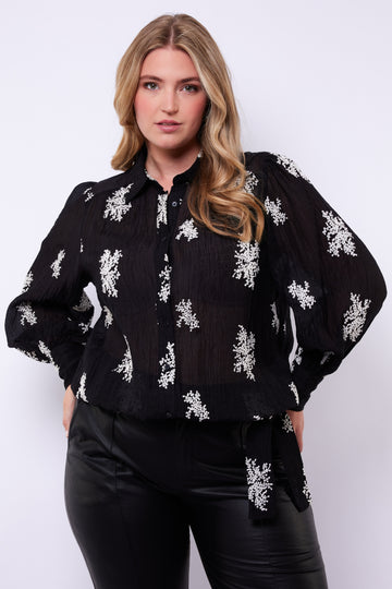 Fern blouse | Black