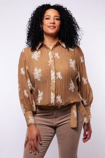 Fern blouse | Light Camel