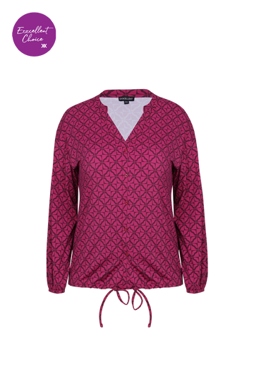 Tori blouse | Raspberry/Mauve Wine
