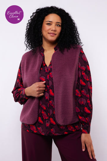 Remi gilet | Mauve Wine