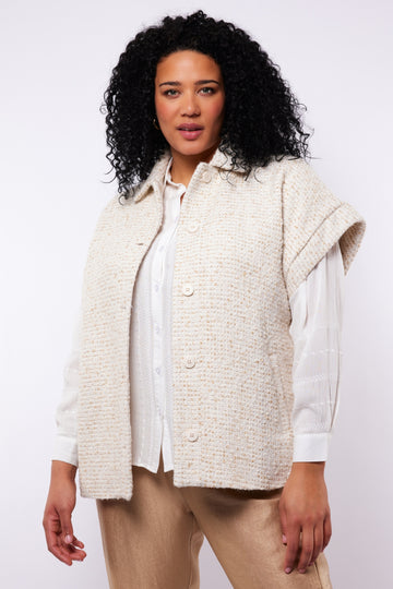 Della gilet | Ecru