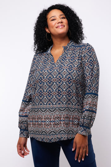 Annie top | Navy Blue