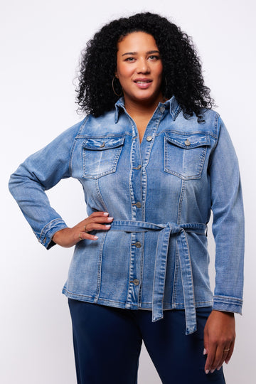 Corinne jacket | Denim Mid Blue