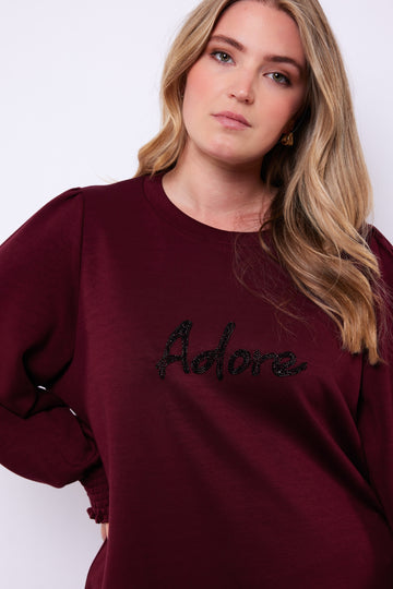 Livia sweater | Amarone Cabernet