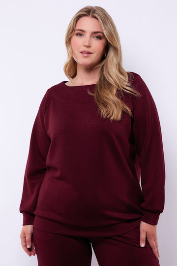 Juna sweater | Amarone Cabernet