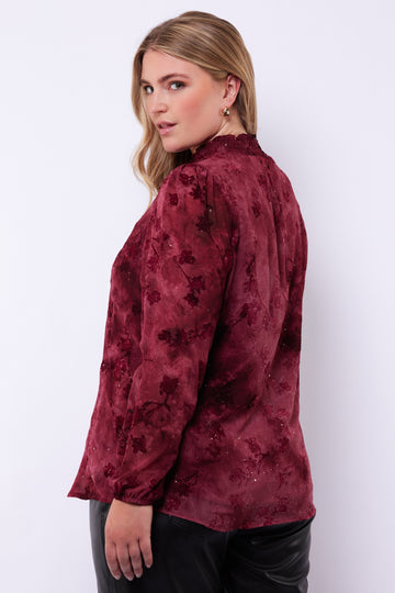 Zia top | Mauve Wine