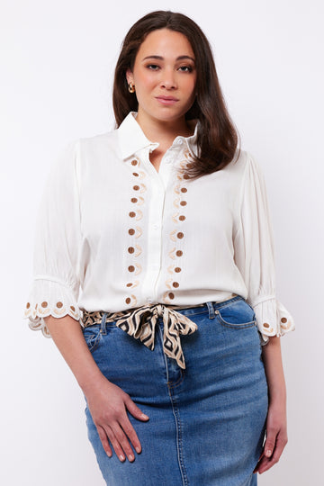 Linnea blouse | Offwhite