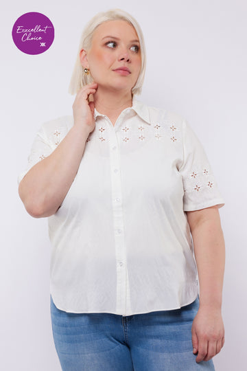 Indira blouse | Offwhite