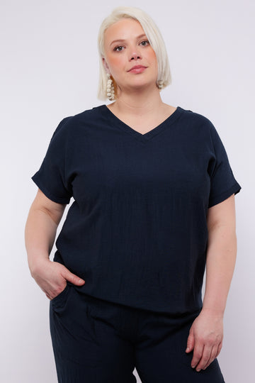 Yadira top | Navy Blue