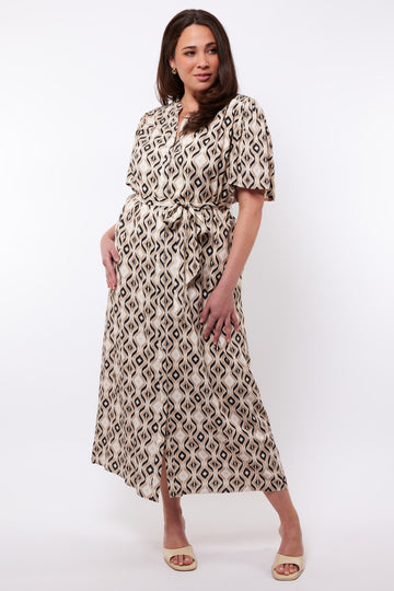 Lyra jurk | Sand/Sahara