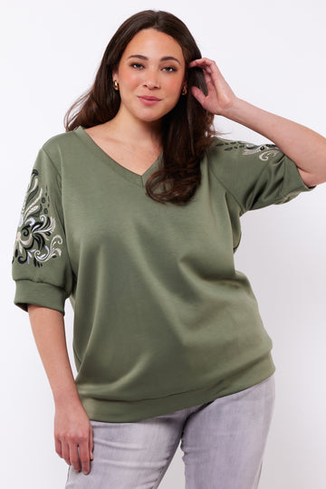 Astrid sweater | Mystic Green