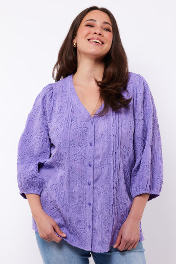 Livia blouse | Dark Lilac