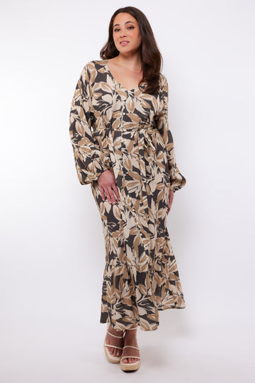 Nyx jurk | Black/Sand