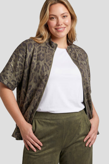 Elody jacket | Dark Olive/Black