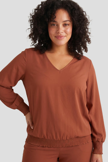 Adalie top | Burnt Henna