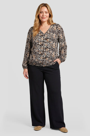 Cecily blouse | Sand/Light Camel