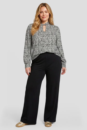 Moira top | Sand/Black