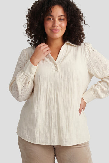 Mercie blouse | Ecru