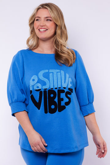 Fenna sweater | Celestial Blue