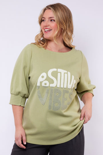 Fenna sweater | Light Moss