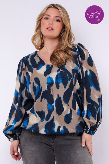 Aria top | Moon Rock/Dark Sapphire