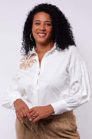 Calista blouse | Offwhite