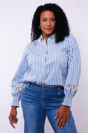 Verena blouse | Celestial Blue