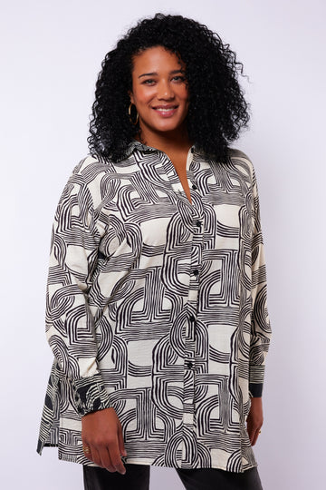 Sally tuniek | Black/Sand